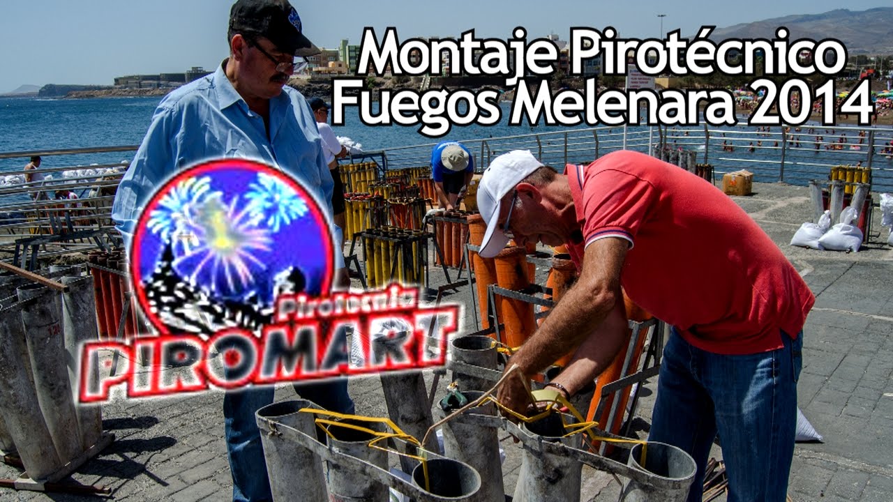 Fuegos de Melenara 2014 (Montaje). Pirotecnia PiroMart