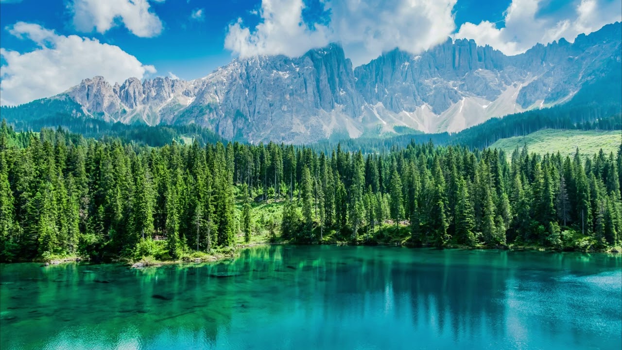 Relaxing Mountain Scenery & Calming Music | 4K Nature Meditation