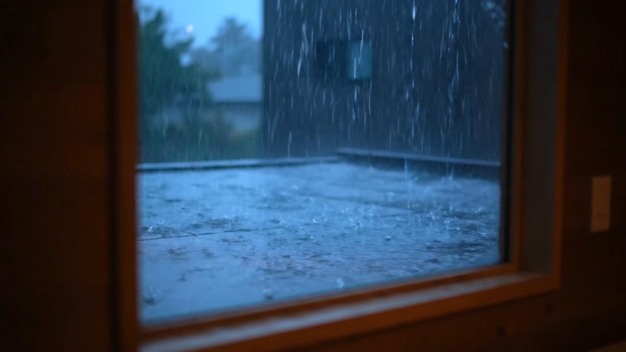 Heavy Rain on Roof ASMR 🌧️ | Deep Sleep, Insomnia, Relaxation, Stress Relief