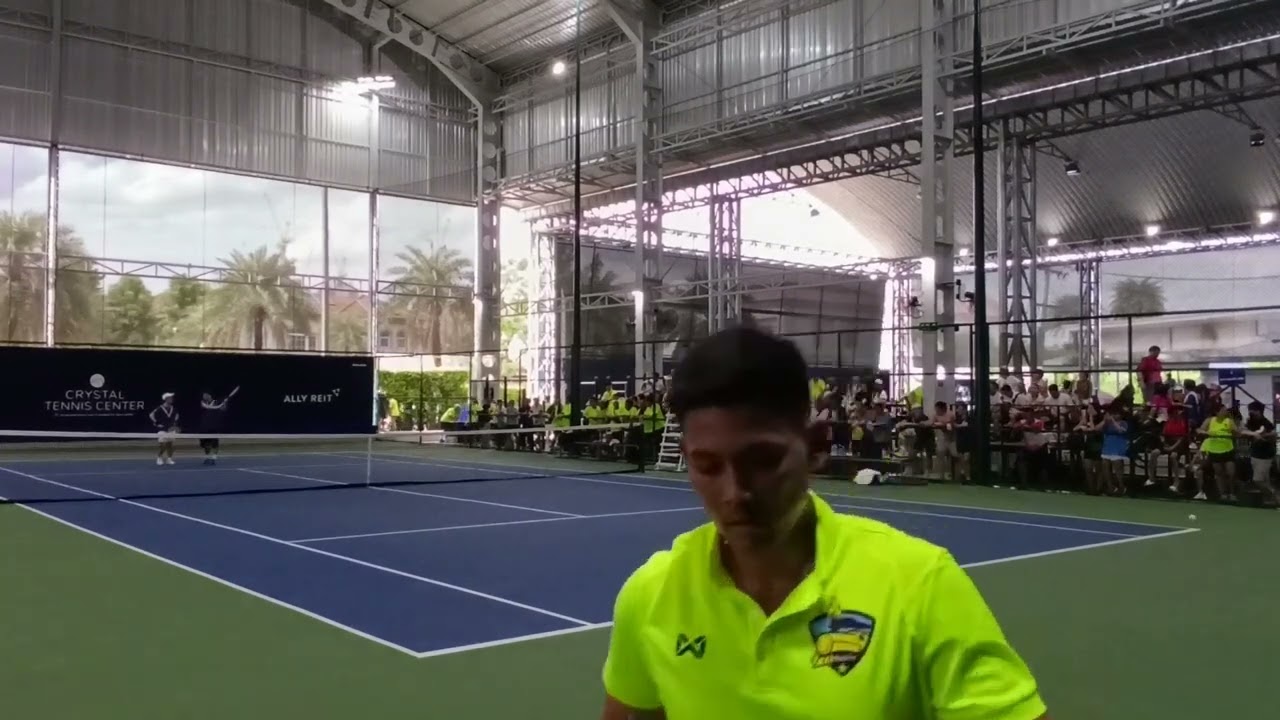 อวิรุธ(ไนท์)-ฉัตรพงศ์(เบิร์ด) VS RBSC Crystal Tennis Center เทนนิสสูงอายุชิงแชมป์ประเทศไทย