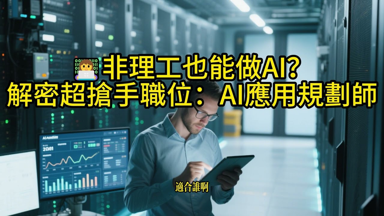👩‍💻非理工也能做AI？解密超搶手職位：iPAS AI應用規劃師