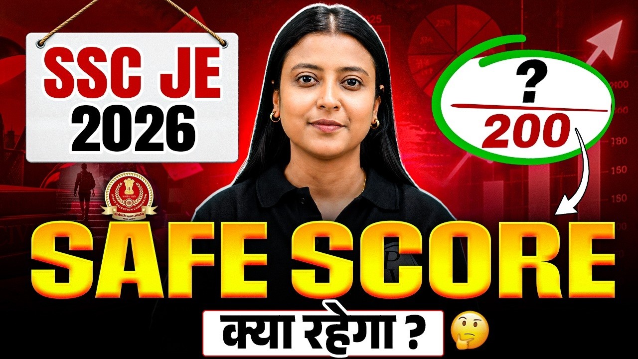 SSC JE 2026 Safe Score Analysis | SSC JE Expected Cut Off & Category-Wise Target Marks