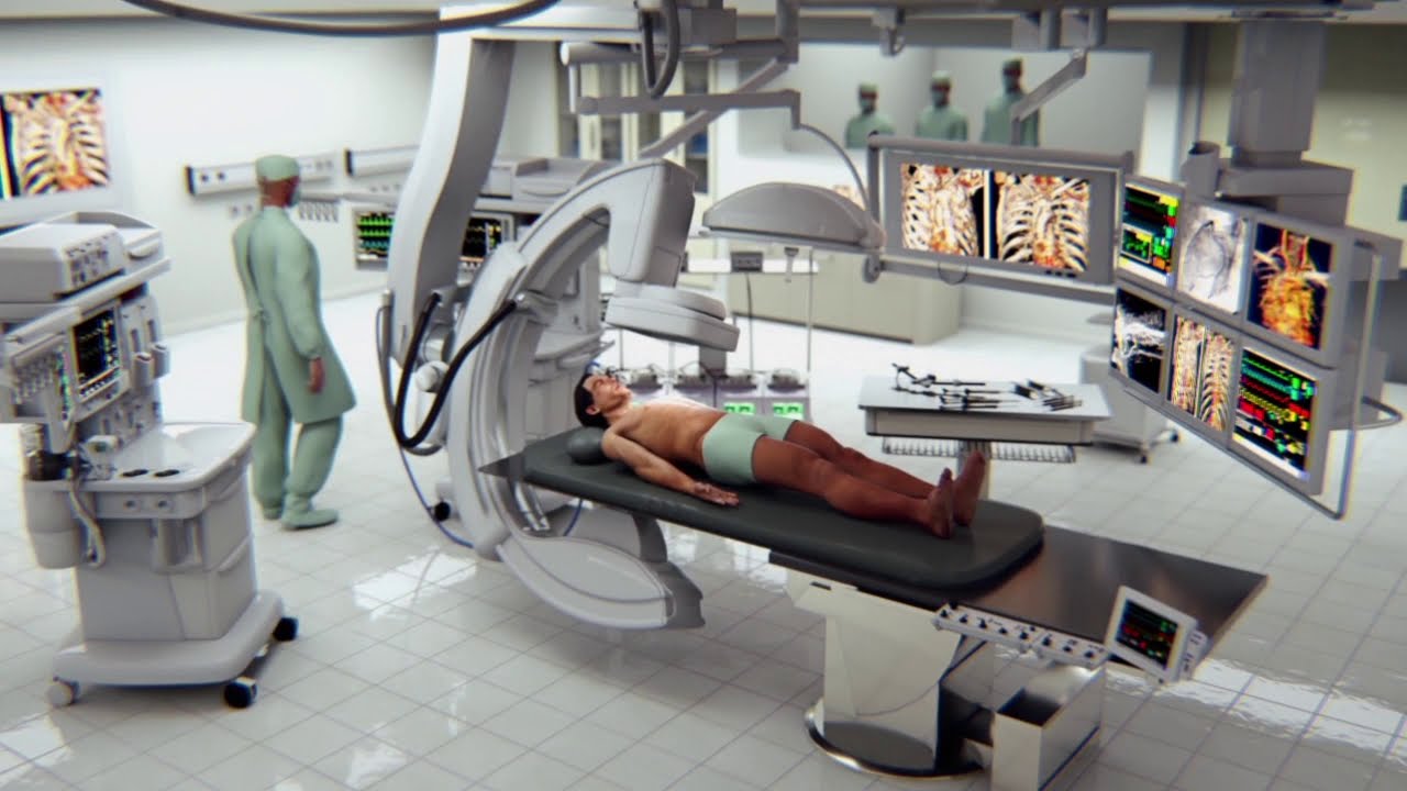 TAVI Implantation animation video