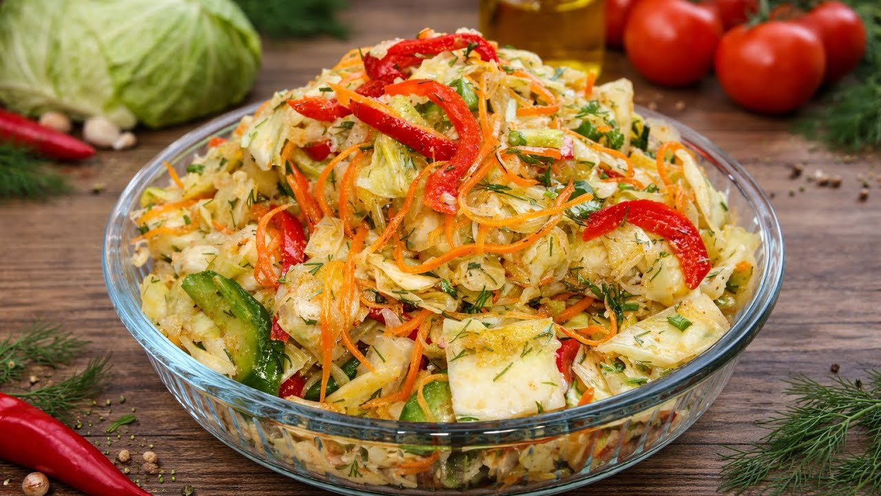 Marketə Getmədən Salat – Çox Ucuz və Ləzzətl 🥗 Resept Araz food 💚