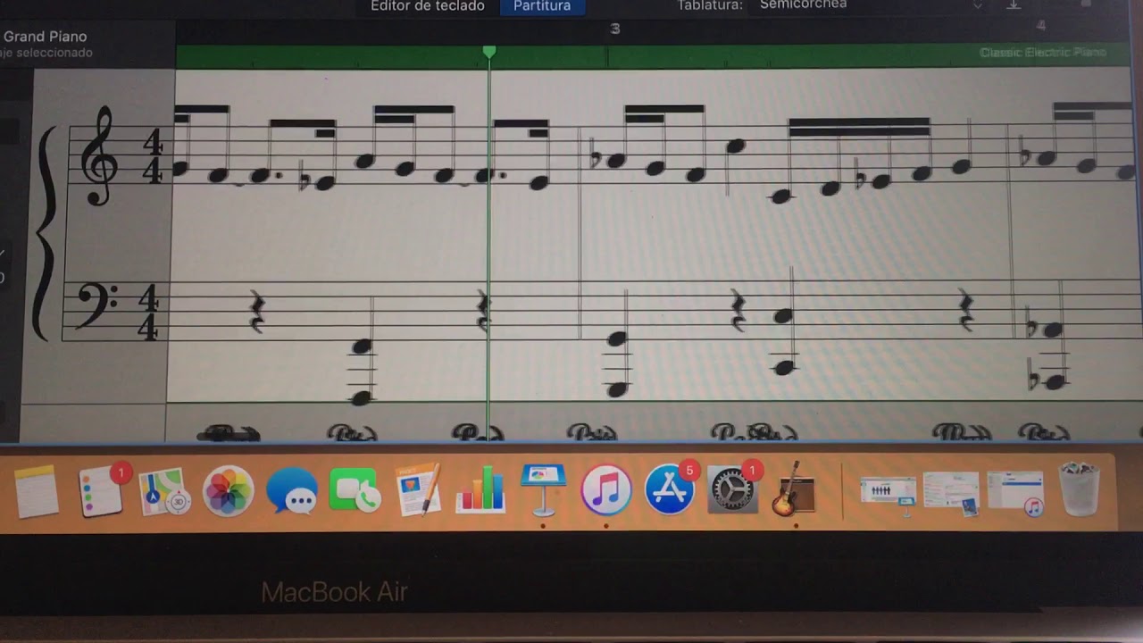 Rosalía partituras piano tutorial - Bagdad
