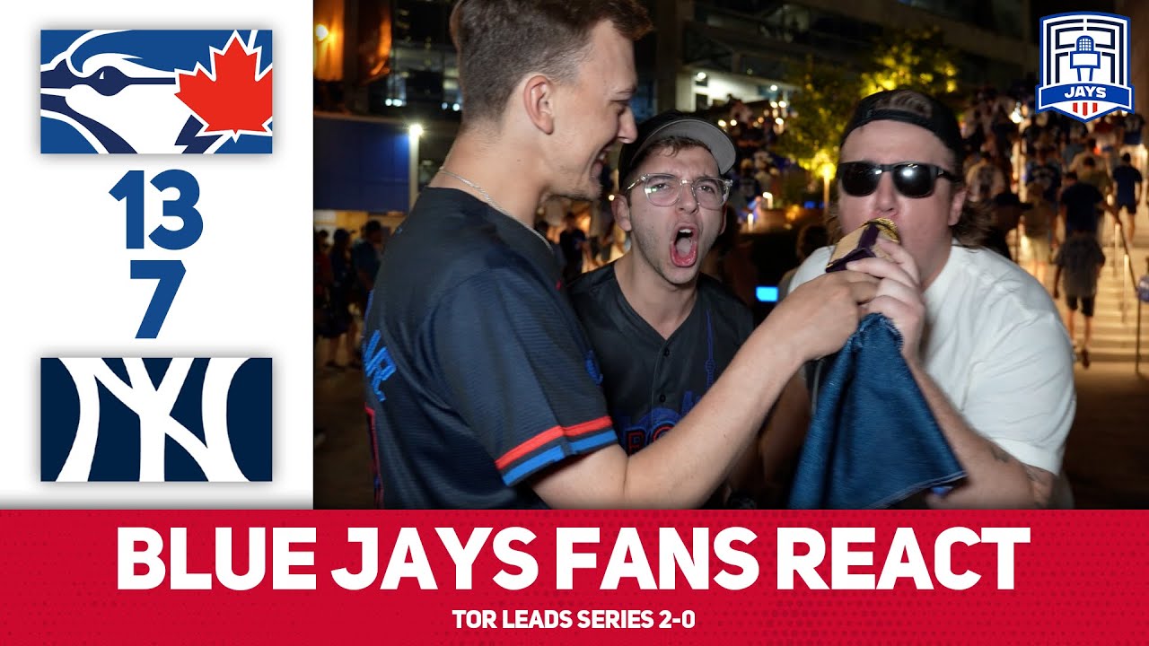 SAVAGE MODE | Blue Jays Fans React | ALDS Game 2 | Jays 13-7 Yankees