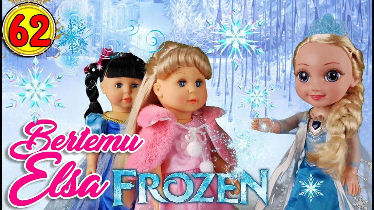 #62 BELINDA BERTEMU ANA DAN ELZA FROZEN - Boneka Walking Doll Cantik Lucu -7L | Belinda Palace