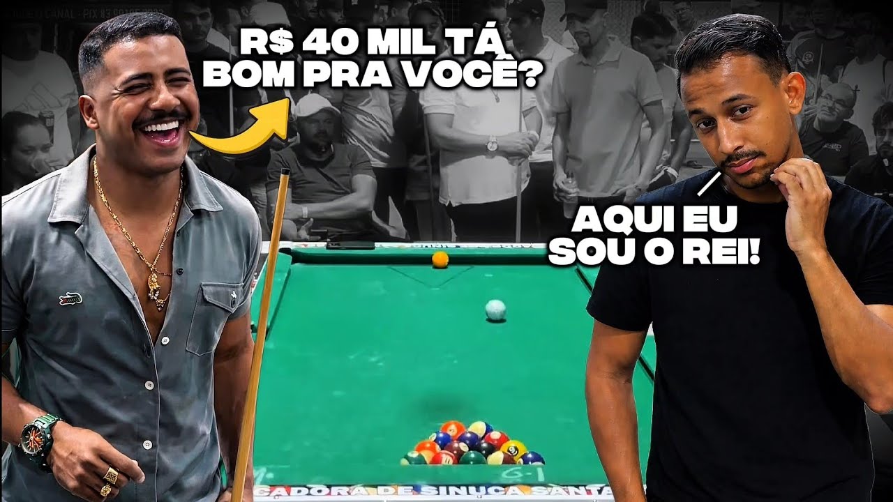 O GUGU SEM MEDO DESAFIOU O MAYCON DE TEIXEIRA NO PAR OU ÍMPAR VALENDO R$ 40 MIL! 🔥😨