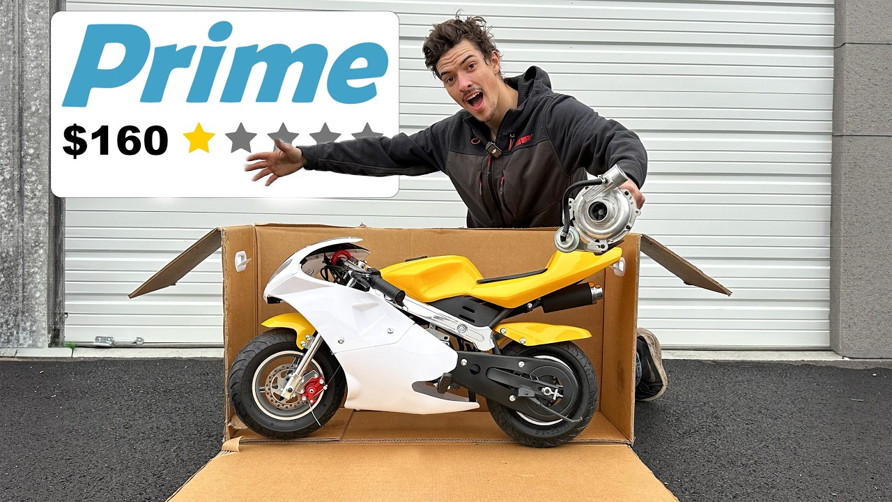 Turbocharging Amazon's Cheapest Pocket Bike!