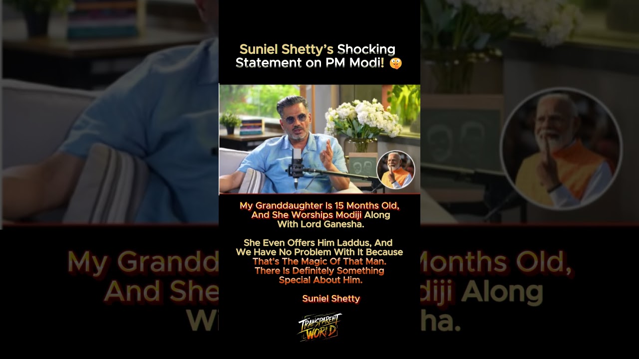 Suniel Shetty&rsquo;s Shocking Statement on PM Modi! 🤫 #modimagic  #lordganesha #bollywoodnews #viral