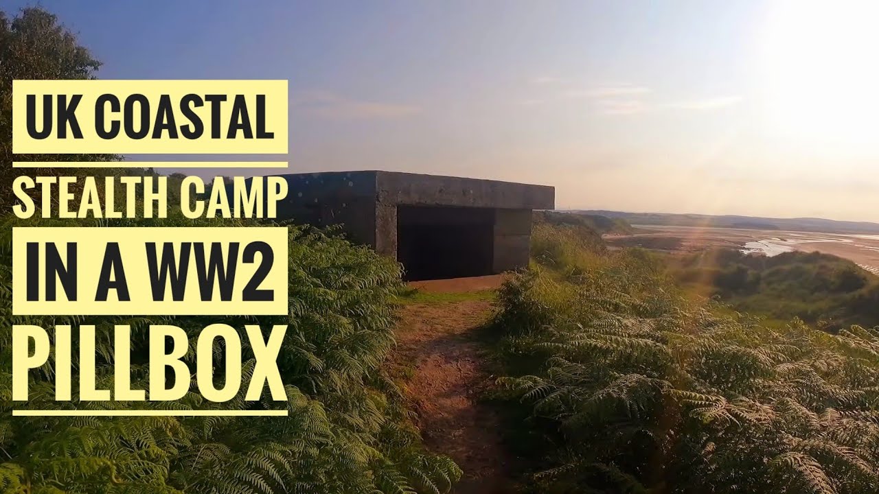 UK COASTAL STEALTH CAMPING IN A WW2 PILLBOX (Northumberland)