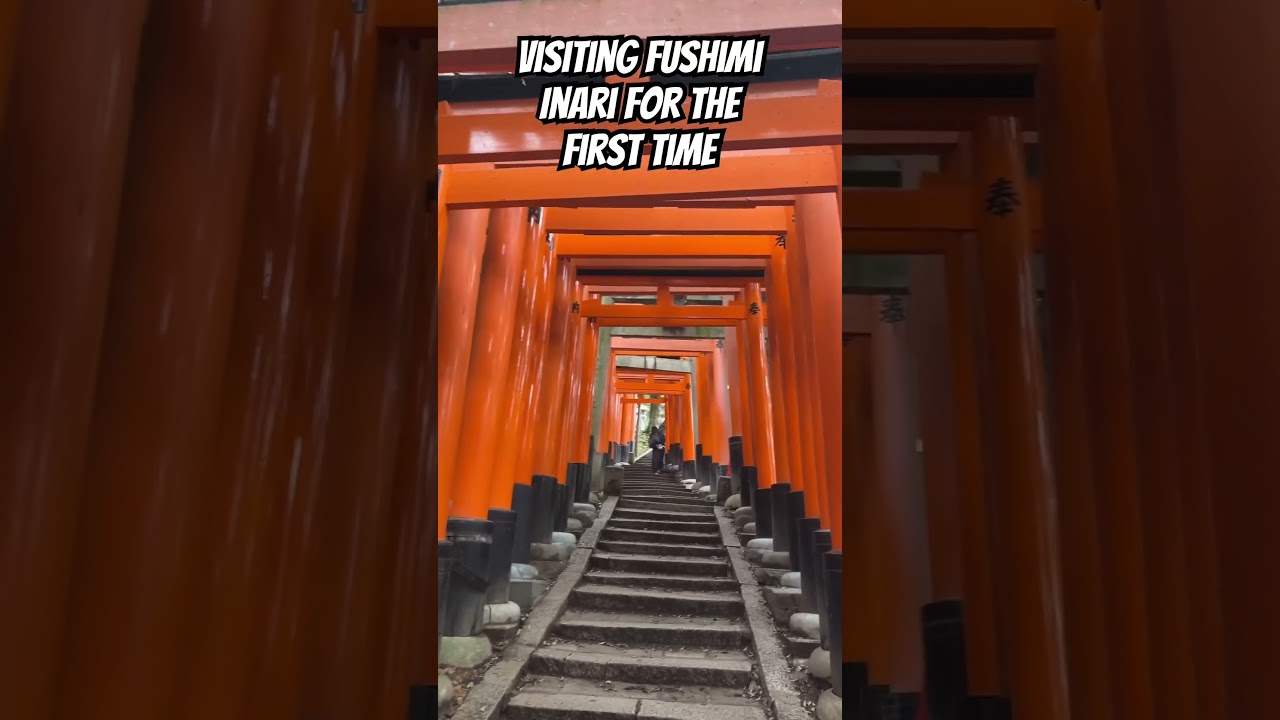 Visiting Fushimi Inari for the first time!