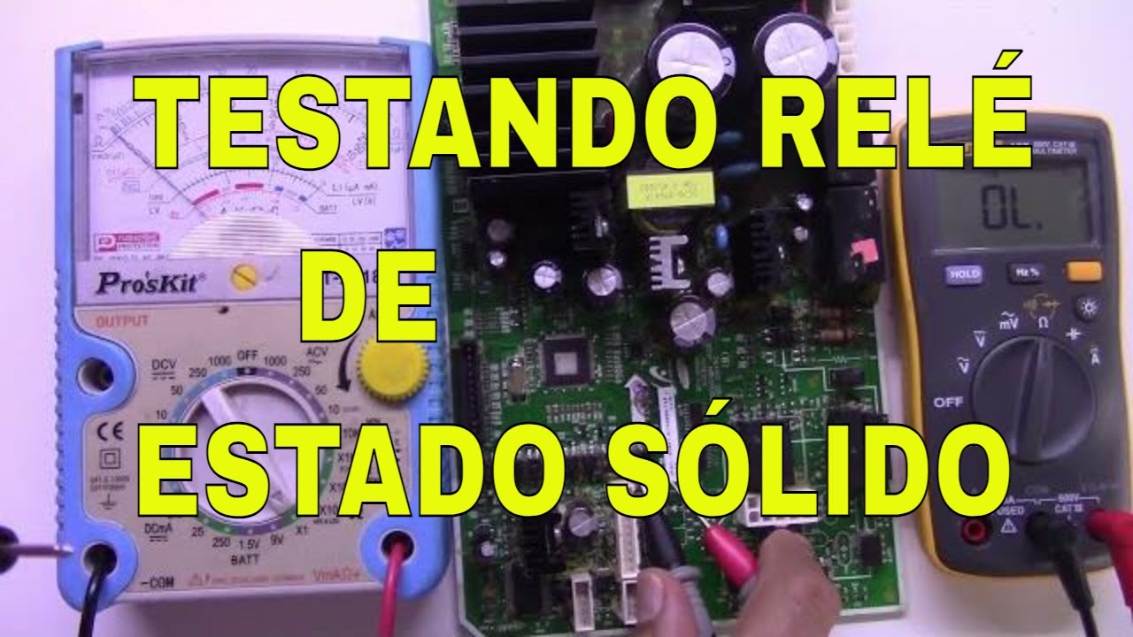 TESTANDO COMPONENTES {RELÉ DE ESTADO SÓLIDO)