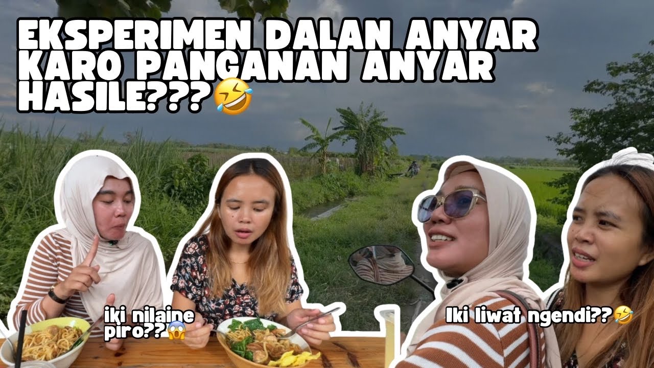 JALAN - JALAN SORE MEGA JAN WUANI ERAM NGELOKNE LANANGAN RA SOPAN - KESASAR NEK TENGAH SAWAH 🤣‼️