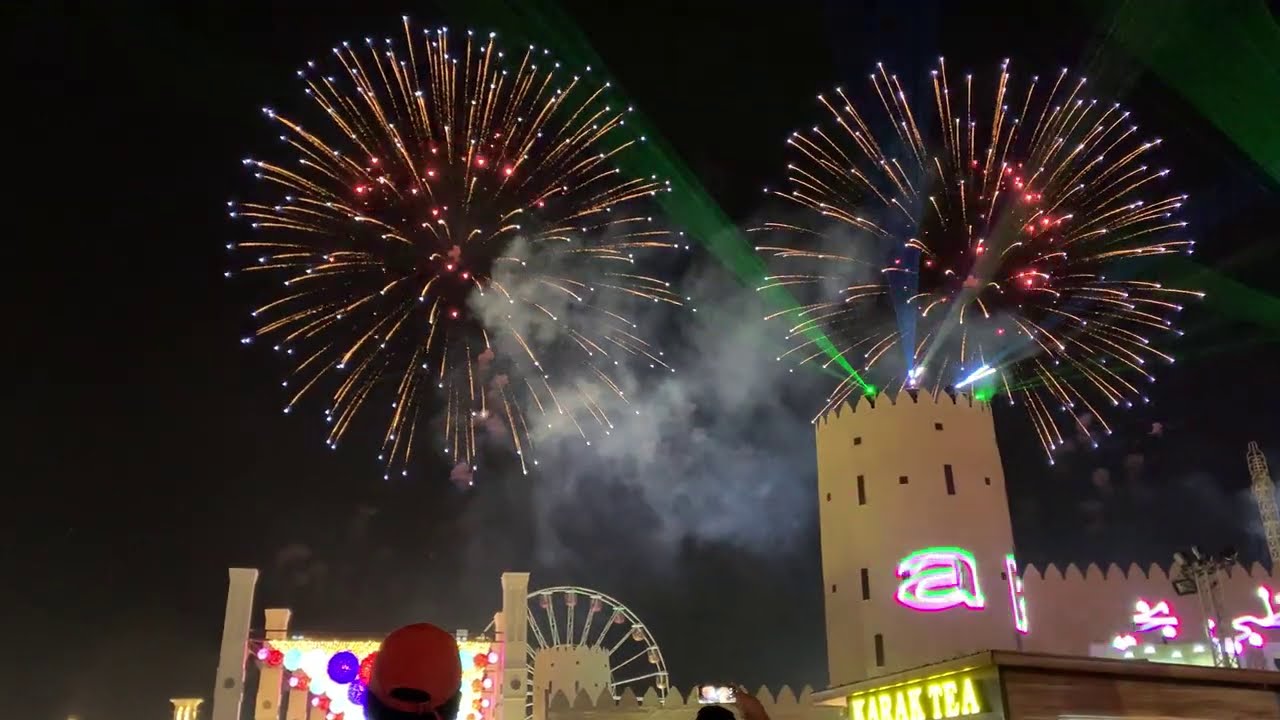 Abu Dhabi New Year Fireworks 2021 / Guinness World Record