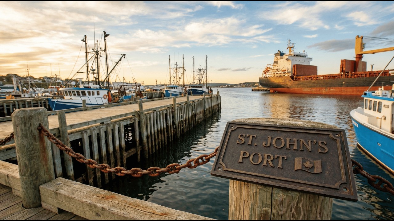 👉 St. John’s Port Newfoundland 🇨🇦 | Stunning Harbour Views & Historic Waterfront Tour