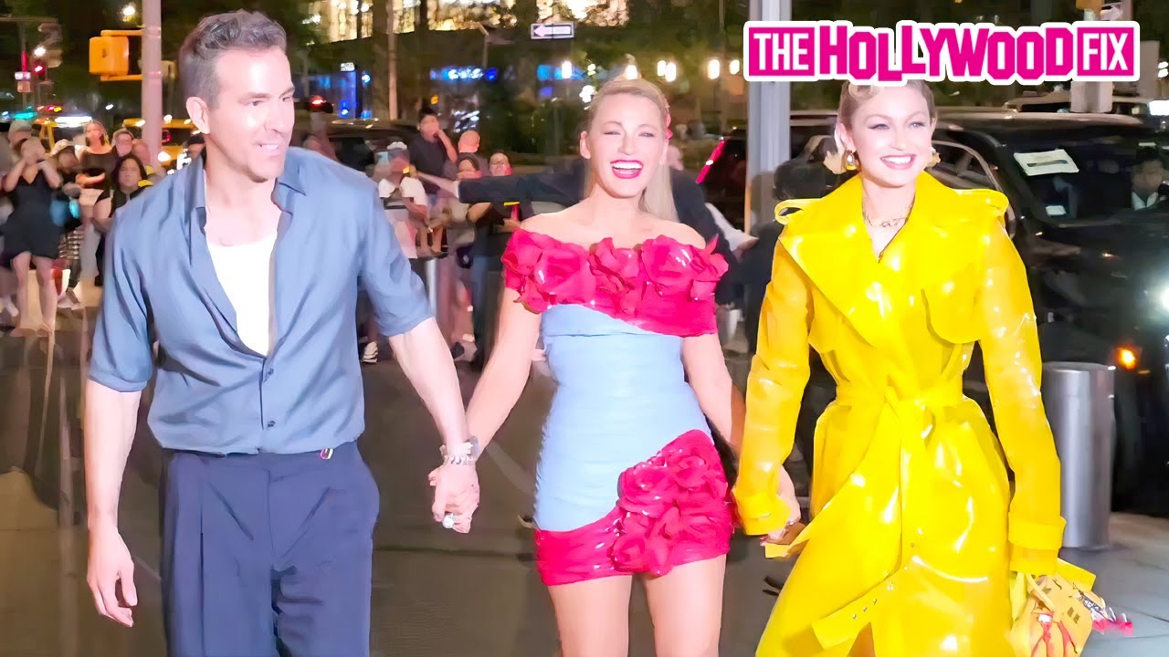 Ryan Reynolds, Blake Lively & Gigi Hadid Arrive At The 'Deadpool & Wolverine' Premiere After-Party