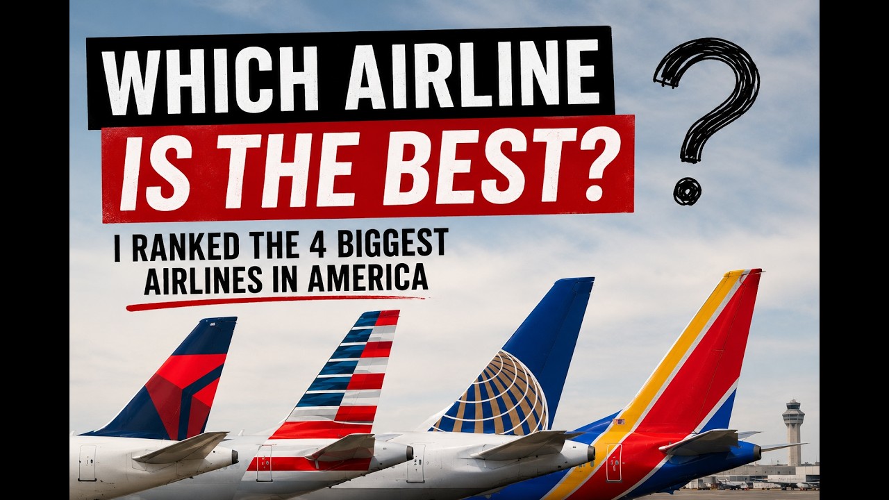 The Best U.S. Airline in 2026? I Ranked Delta, American, United & Southwest