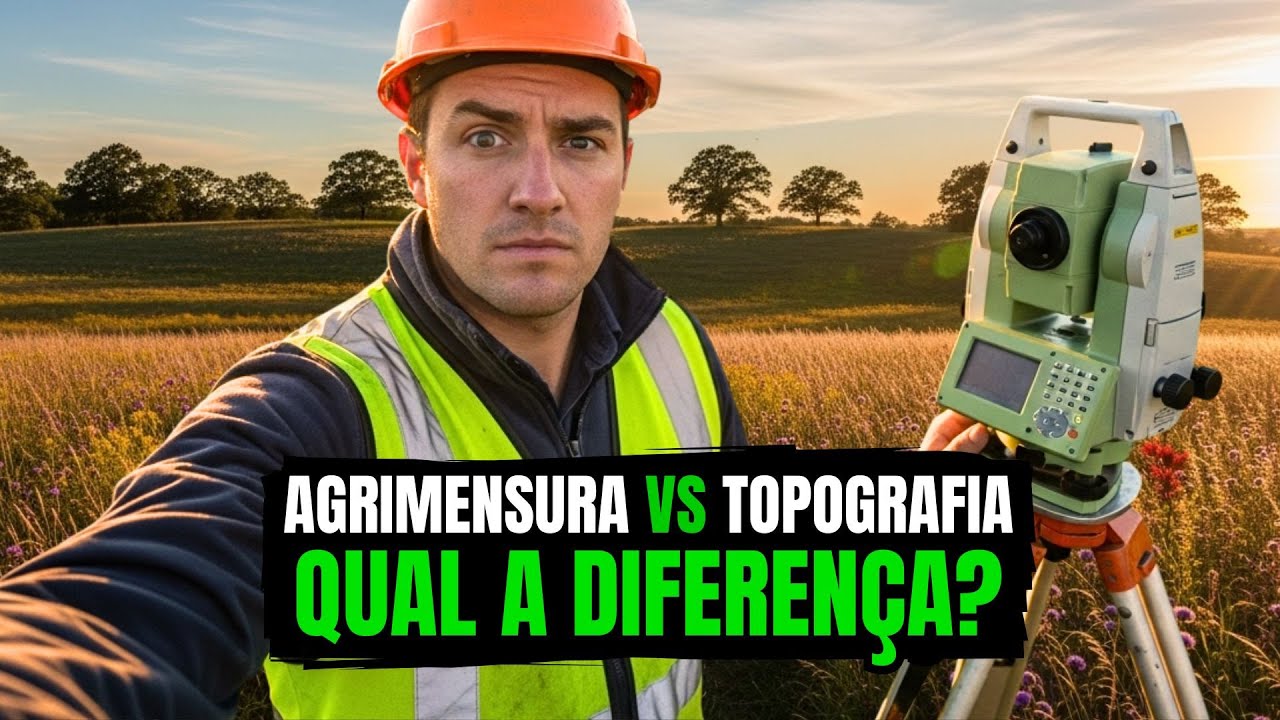 AGRIMENSURA vs TOPOGRAFIA: Entenda a Diferença em Menos de 10 minutos
