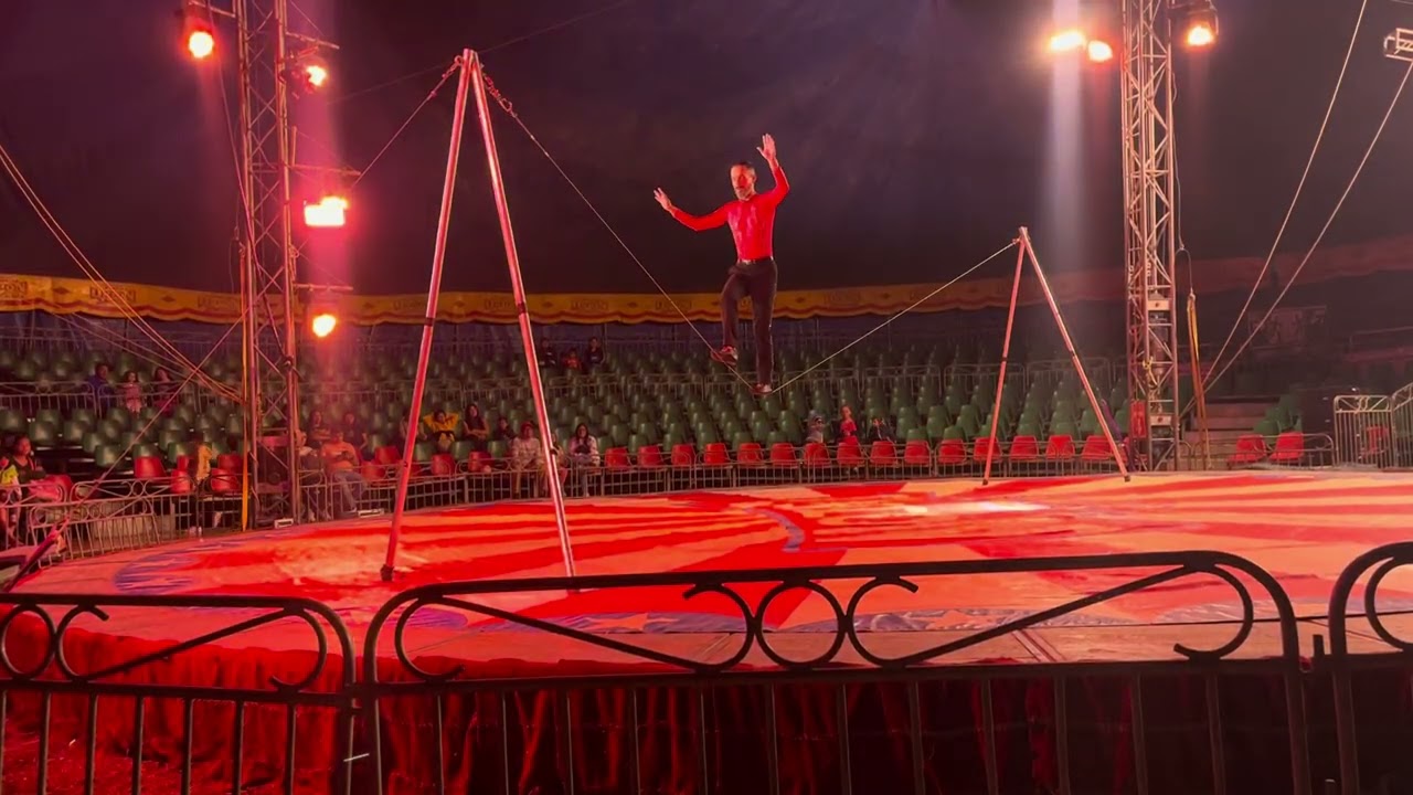 Ensayo Gral. Famoso circo Unión #slackwire #cuerdafloja 