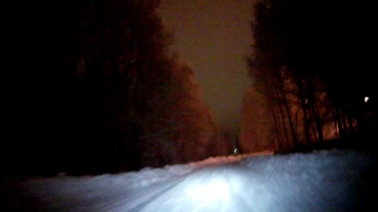Petzl Nao on a night trail