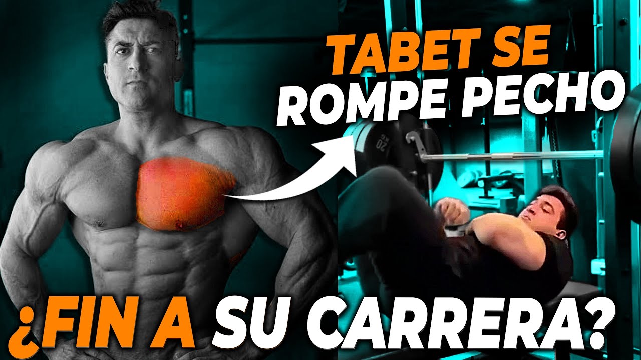 Jorge Tabet DESGARRO pectoral ¿Ahora QUÉ? ¿Por qué ha pasado?