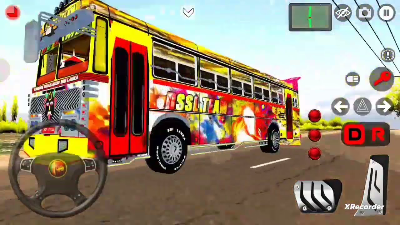 Driver simulation  sri lanka |sinhala game play |New up date | බස් රෙස් පදිමු 