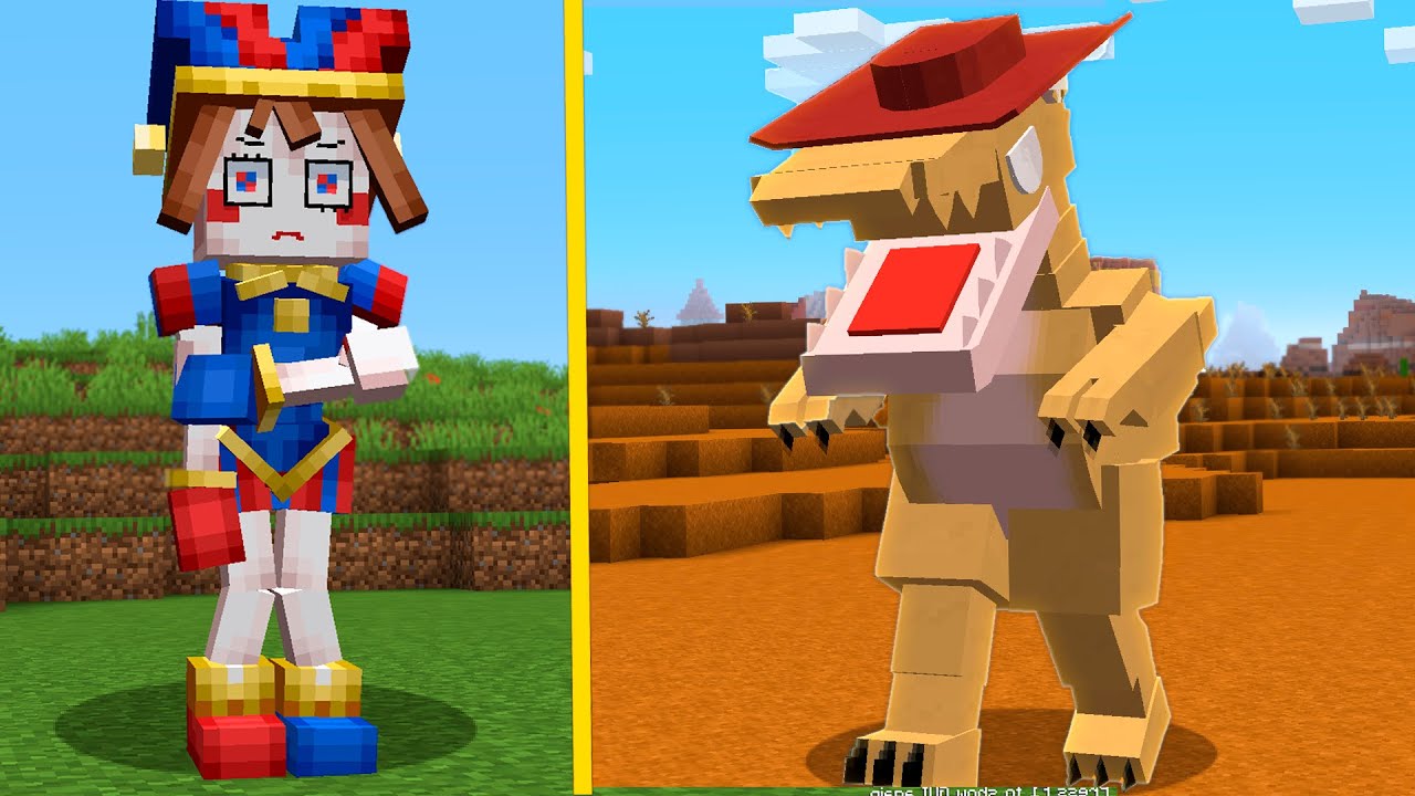 I Remade Every Mob Into The Amazing Digital Circus Episode 3 and 2 in Minecraft