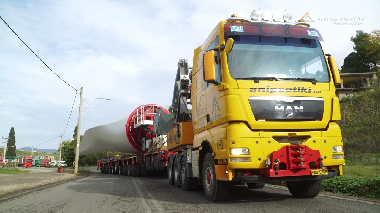 Anipsotiki transport of 80m blades