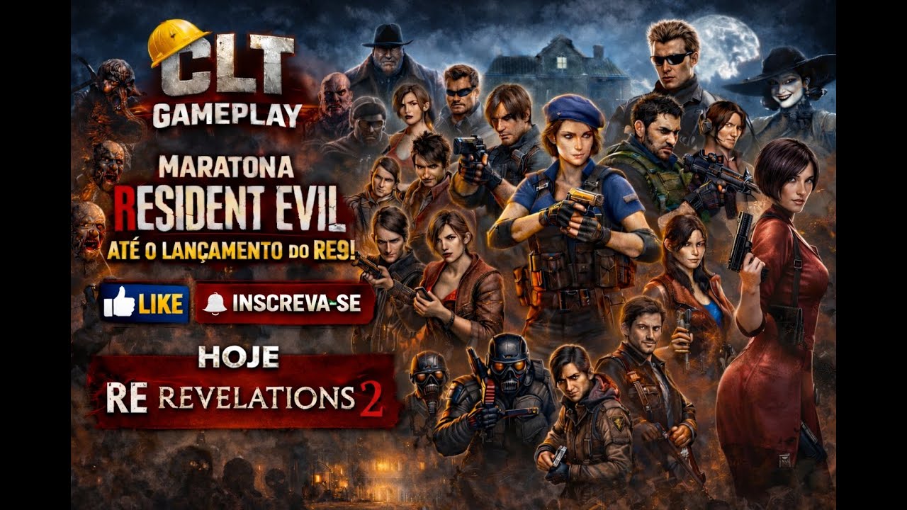 #3 RESIDENT EVIL R2!  Re9 em BREVE!🔴LIVE😱 -  