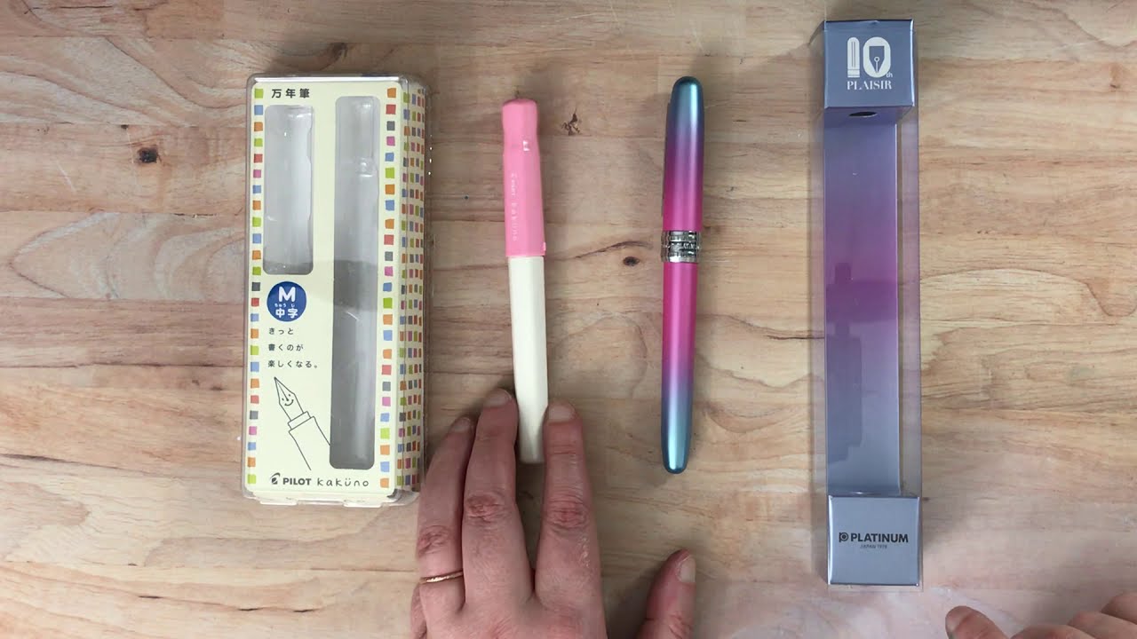 Two Great Inexpensive Fountain Pens: Pilot Kakuno and Platinum Plaisir