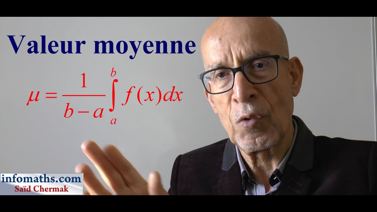 VALEUR MOYENNE D'UNE FONCTION. TERMINALE