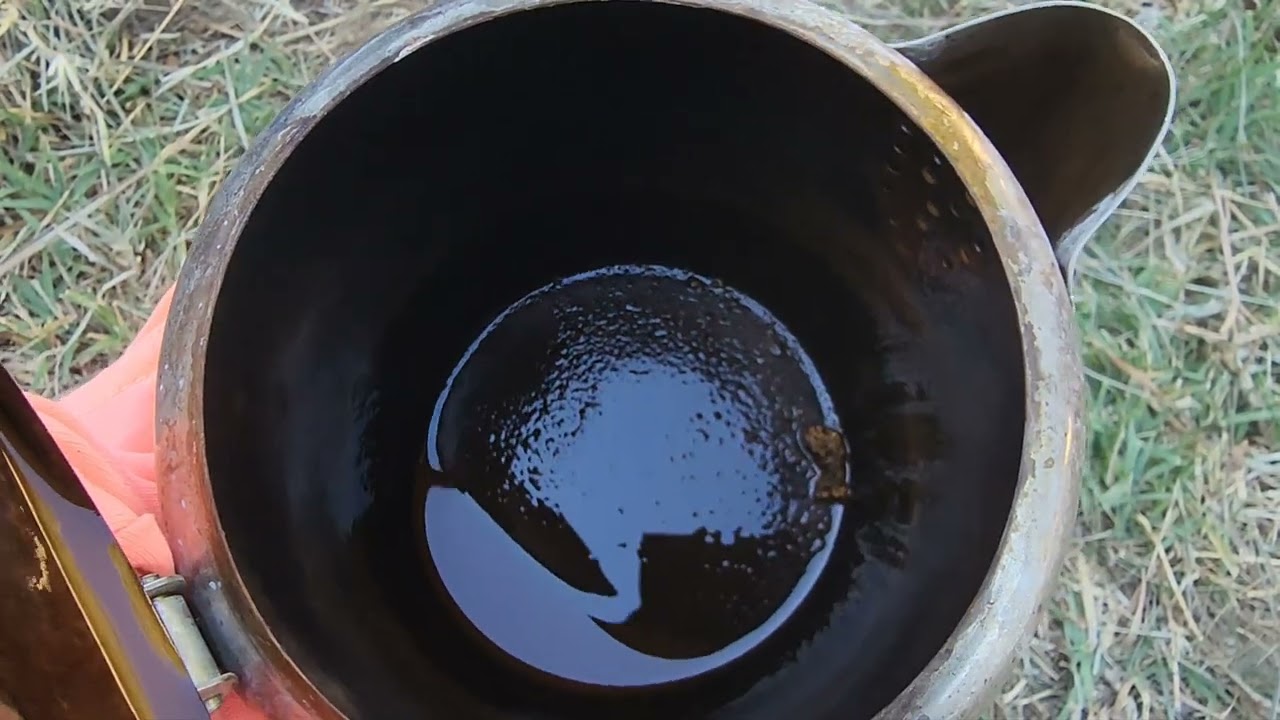 Gold Tutorial on gold nuggets and caustic soda...