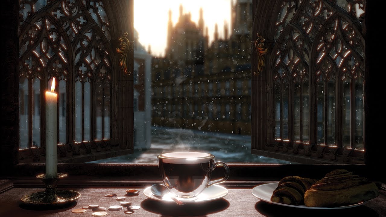 Coffee in a Historical Setting: A Victorian Era Coffee Shop Ambience (Horses Trotting, Chatter)