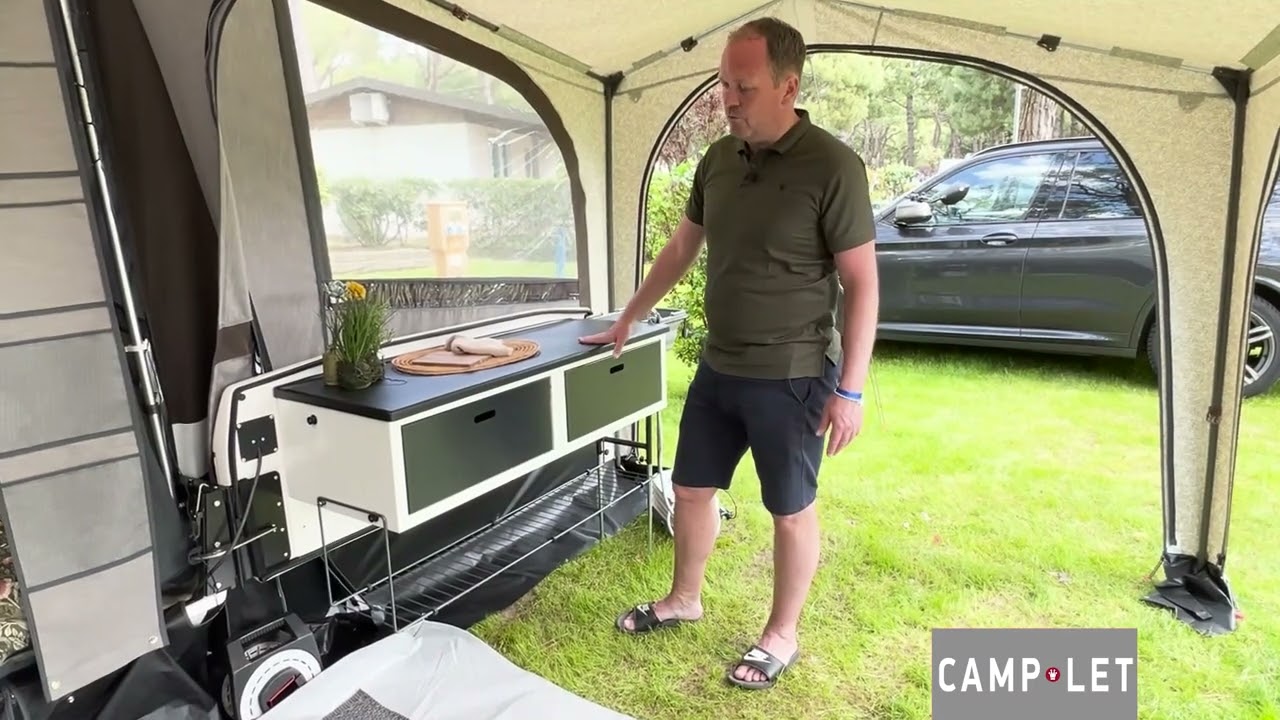 4 køkken muligheder i Camp-let (dansk)