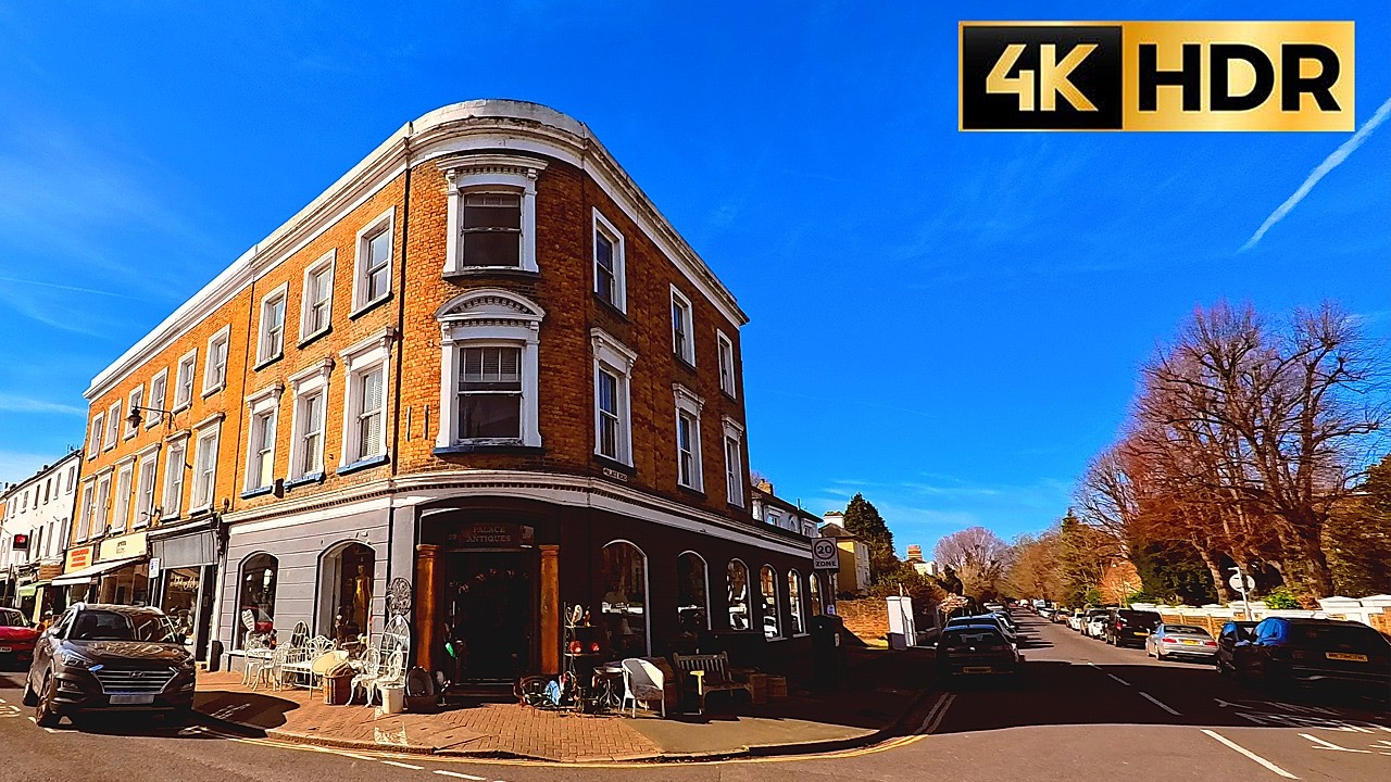 Relaxing 4K Walking Tour – Hampton Court | Charming England