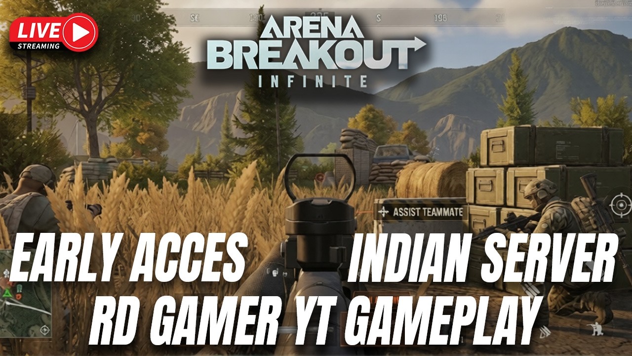 🔴  ARENA BREAKOUT MOBILE || INDIA SERVER EARLY ACCESS || WITH RD GAMERYT#arenabreakout  #livestream