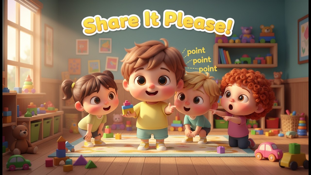 I Want That | Share It Please – Nursery Rhyme, Toddler Learning, Sharing Skills, and Fun Social Play