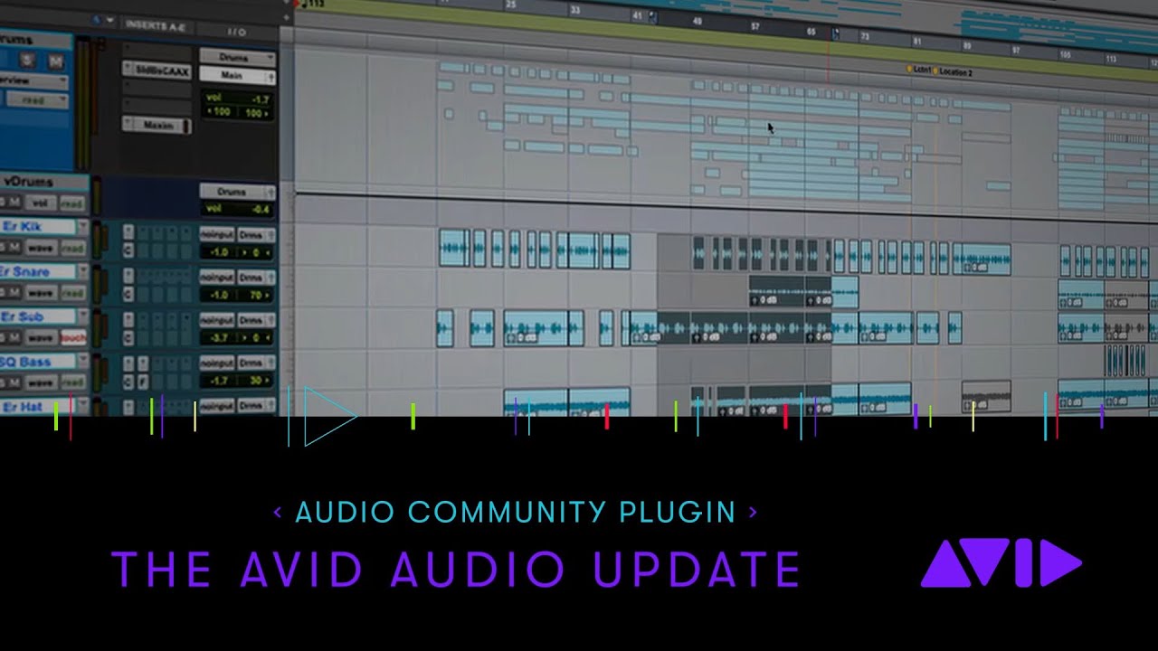 Плагин Audio Community: обновление Avid Audio