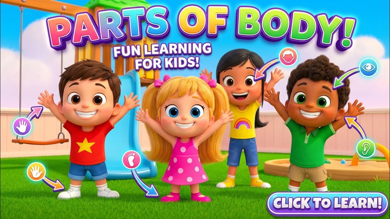 Learn Body Parts Songs for Kids | KidsFun