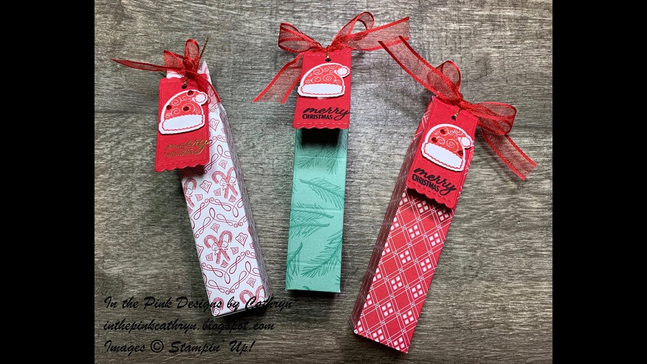 QUICK CHRISTMAS TREAT BOX using 6x6 Paper with Little Treats stamp set