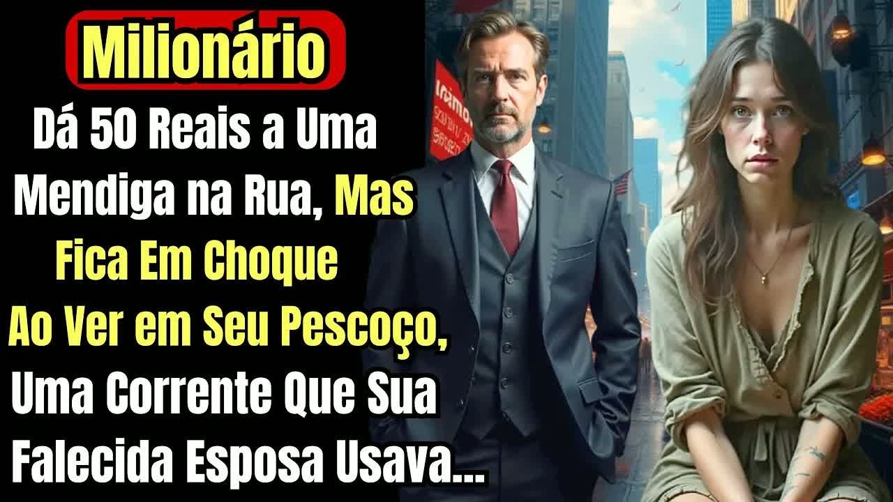 Milionário Dá 50 Reais a Uma Mendiga na Rua, Mas Fica Em Choque Ao Ver em Seu Pescoço, Uma Corre...