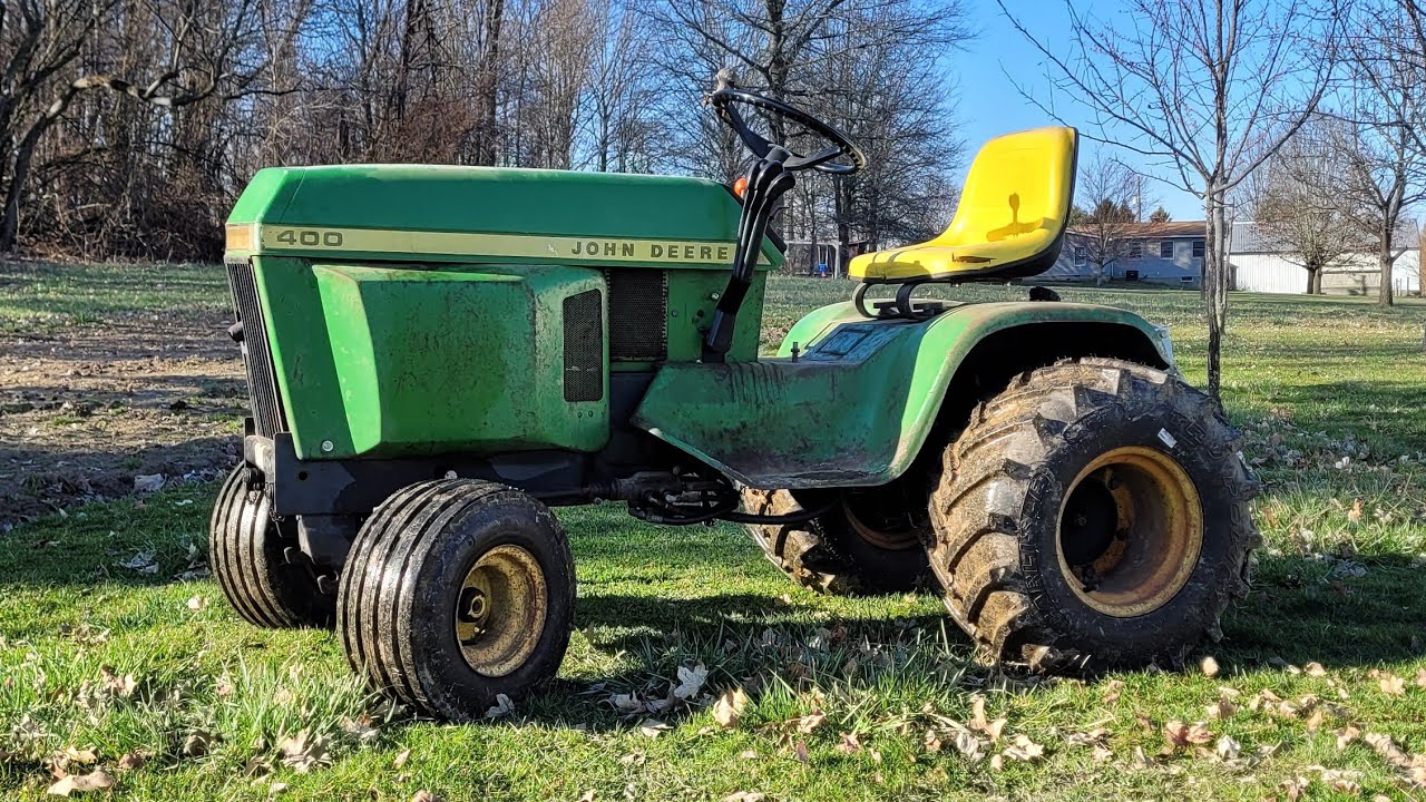 Замена стартера John Deere 400 1975 года на Kohler k532