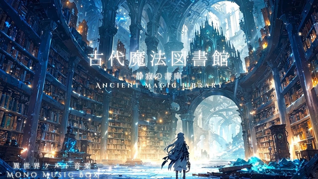 【異世界ケルト音楽/Celtic Music】古代魔法図書館【作業用/勉強用/睡眠用】
