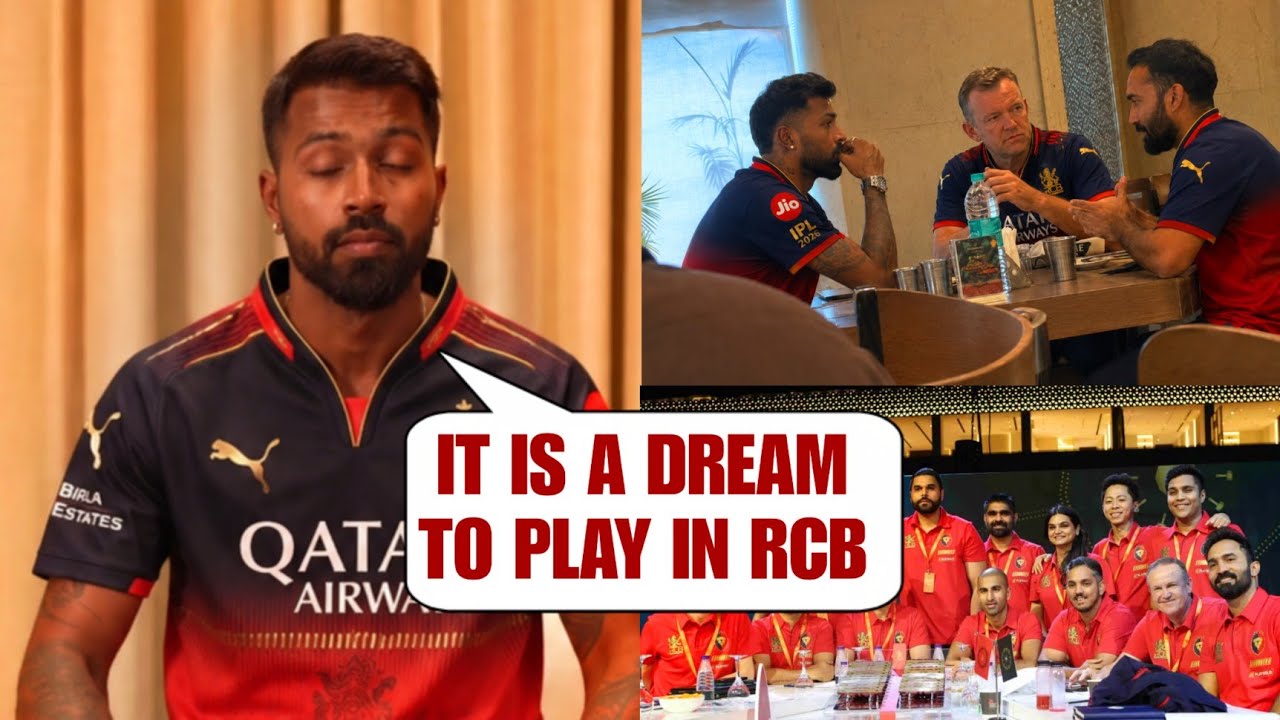Hardik Pandya Reaction On His Meeting With Andy Flower, Dinesh Kartik & RCB | Hardik Pandya Trade 