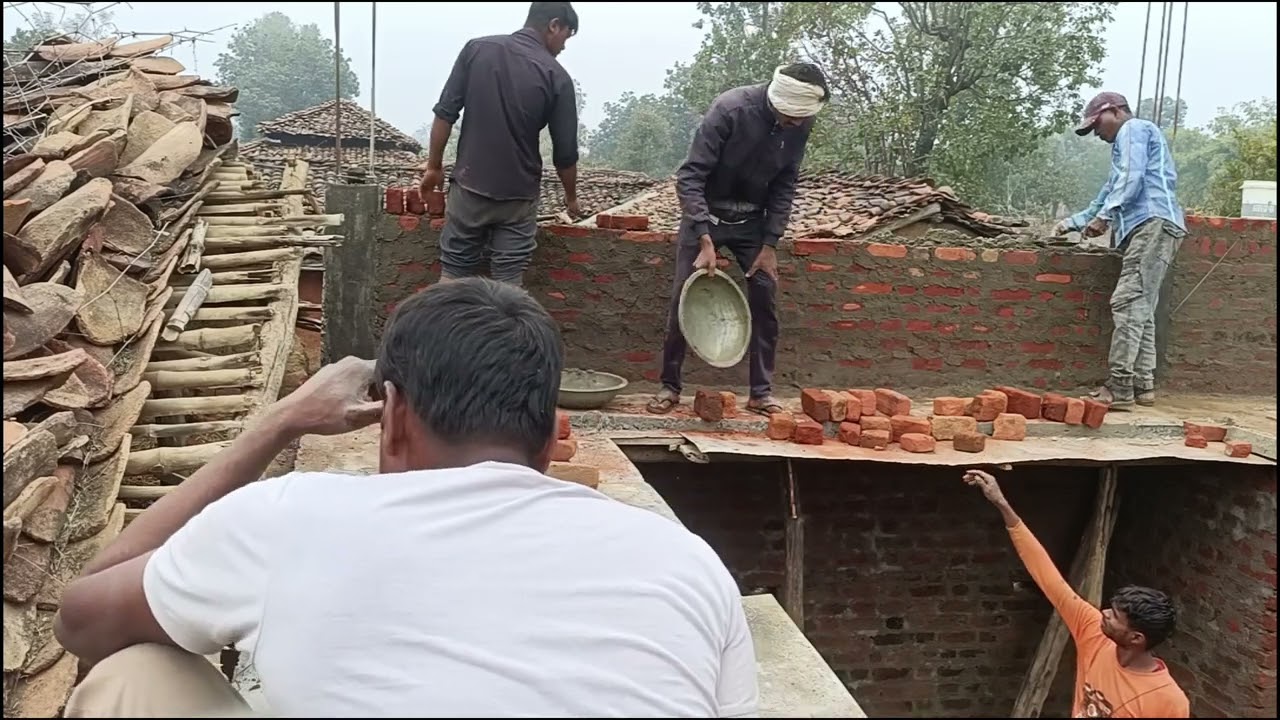 ठंडी में लेबर का काम/ dihadi ka kam thandi me 