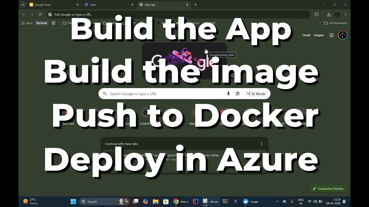 Build, Dockerize & Deploy a Spring Boot REST API on Azure