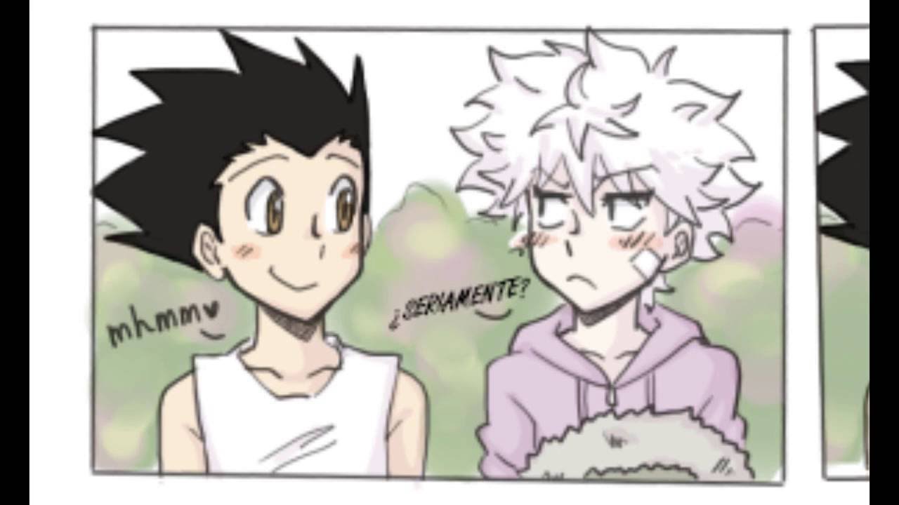 Un pequeño comic de Gon y killua