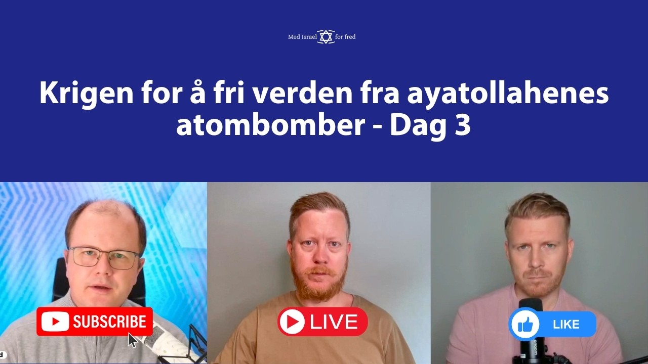 Krigen for å fri verden fra ayatollahenes atombomber - Dag 3 (Live 02.03.26)