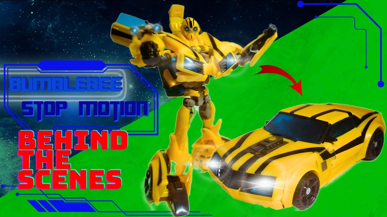 Behind The Scenes | Bumblebee Stop Motion | Transformers Prime - (Time lapse)